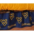 College Covers College Covers WVADRFL West Virginia Printed Dust Ruffle Full WVADRFL